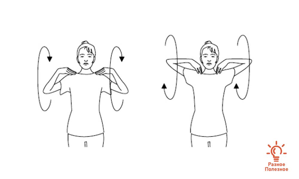 Как сделать чтобы руки не двигались. Круговые движения в локтевом суставе. Вращение плечами упражнение. Вращение плечами вперед и назад. Круговые движения в плечевом суставе.