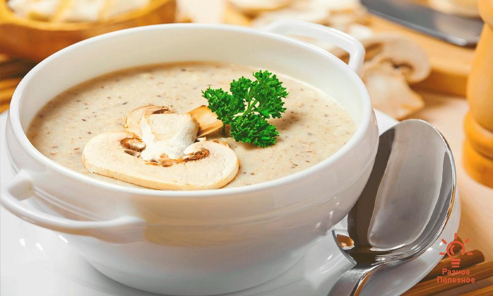Грибной суп-пюре — «пальчики оближешь». Пошаговый рецепт